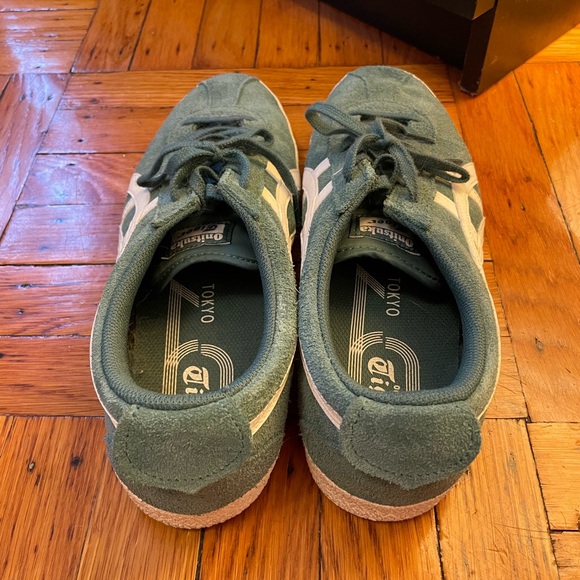 Madewell X Onitsuka Tiger™ Mexico Delegation sneakers green suede, size 10.5 - Picture 8 of 10